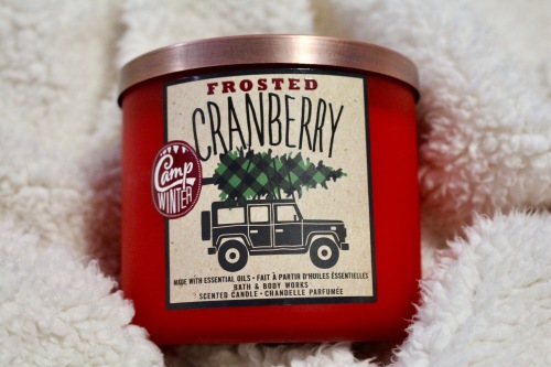 Bath & Body Works Frosted Cranberry Candle | Chloe Plus Coffee